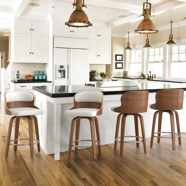 Wooden bar stools set of online 3